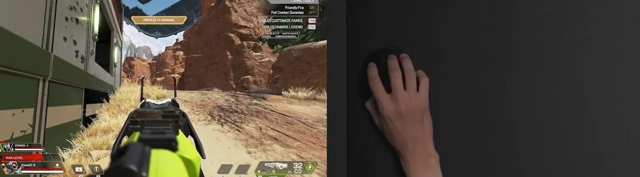 ZOWIE by BenQ EC1-DW horizontální pohyb