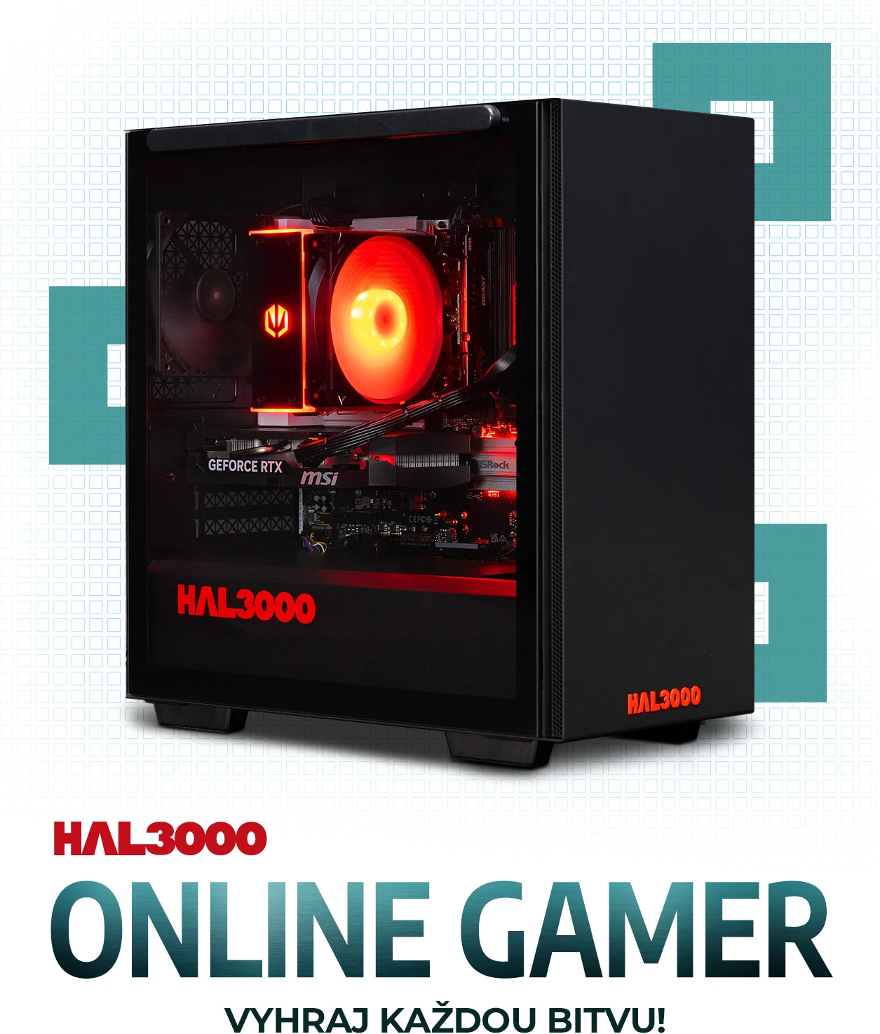 HAL3000 MČR Online Gamer Style