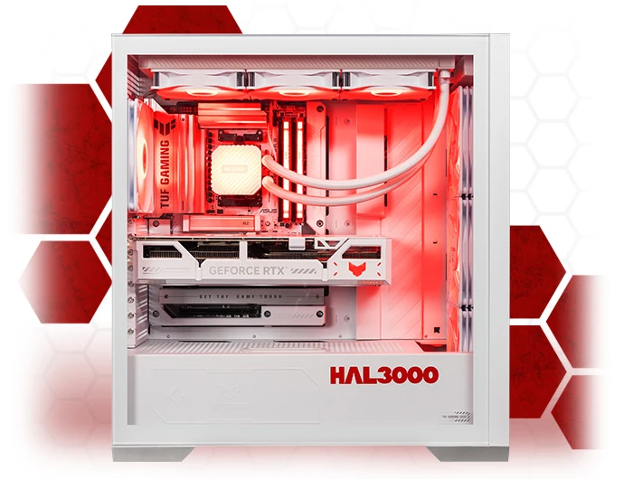 Premiumovy gaming PC v bilem designu