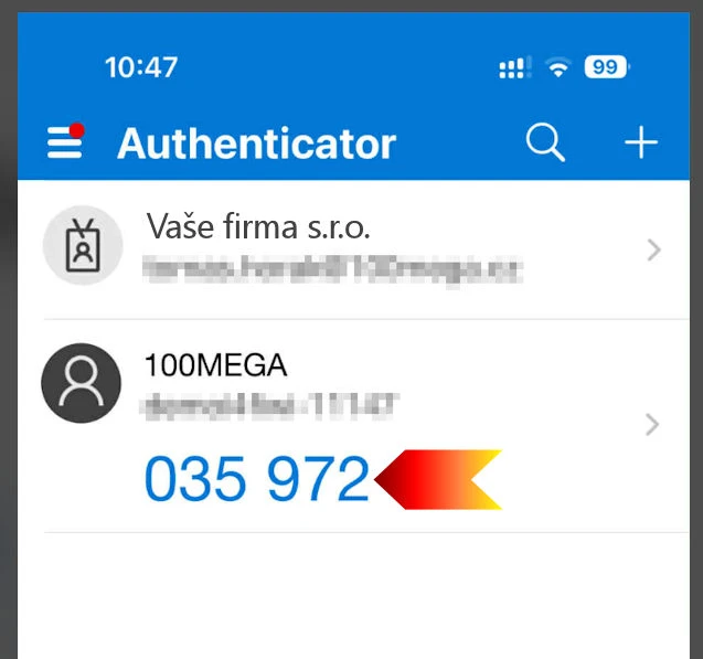 aplikace autentikátor