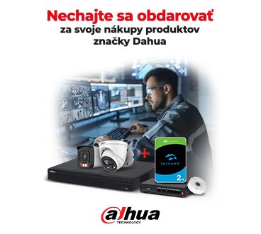 Získajte darček k nákupu kamier a NVR Dahua.