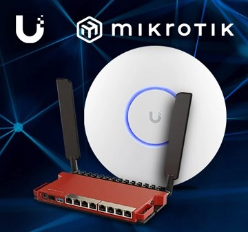 Kupujte značky Ubiquiti a MikroTik u nás