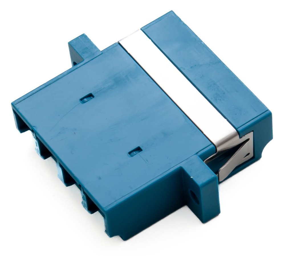 XtendLan LC-LC quad adapter, SM, PC, modrý, do optických rozvaděčů