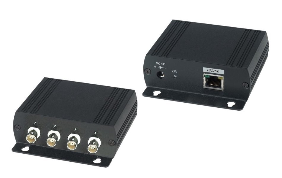XL-ECP14, Ethernet switch s vestavěnými pasivními konvertory, 10/100Base-TX na 75 ohm koax. vedení