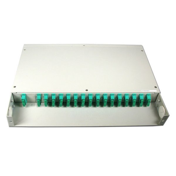 Optický rozbočovač pro GEPON/CATV 1:32, skříň 19", 2U, konektory SC/APC