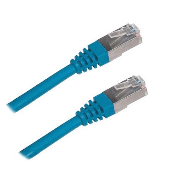 Patch kabel Cat 6 FTP 0,5m - modrý