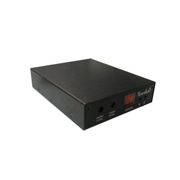 Demodulátor video+audio, laditelný, LED displej, rackmount,  216-400MHz