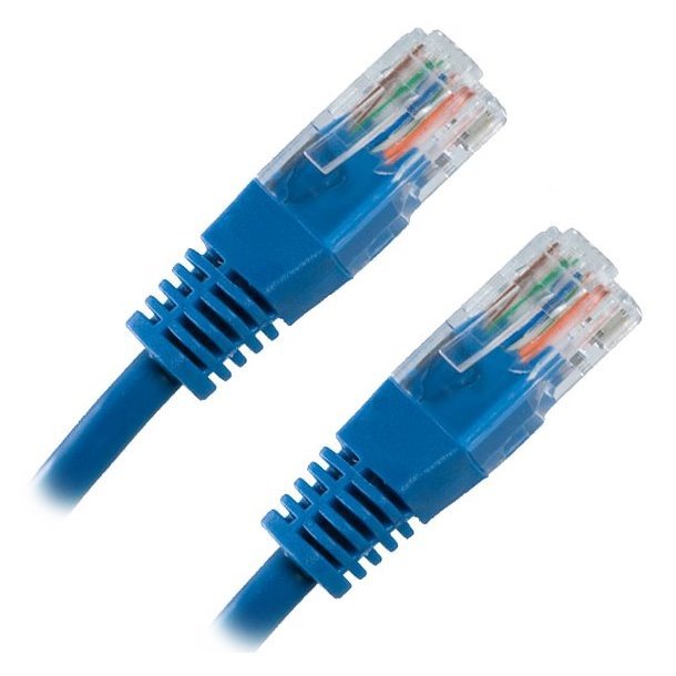 Patch kabel Cat 6 UTP 1m - modrý