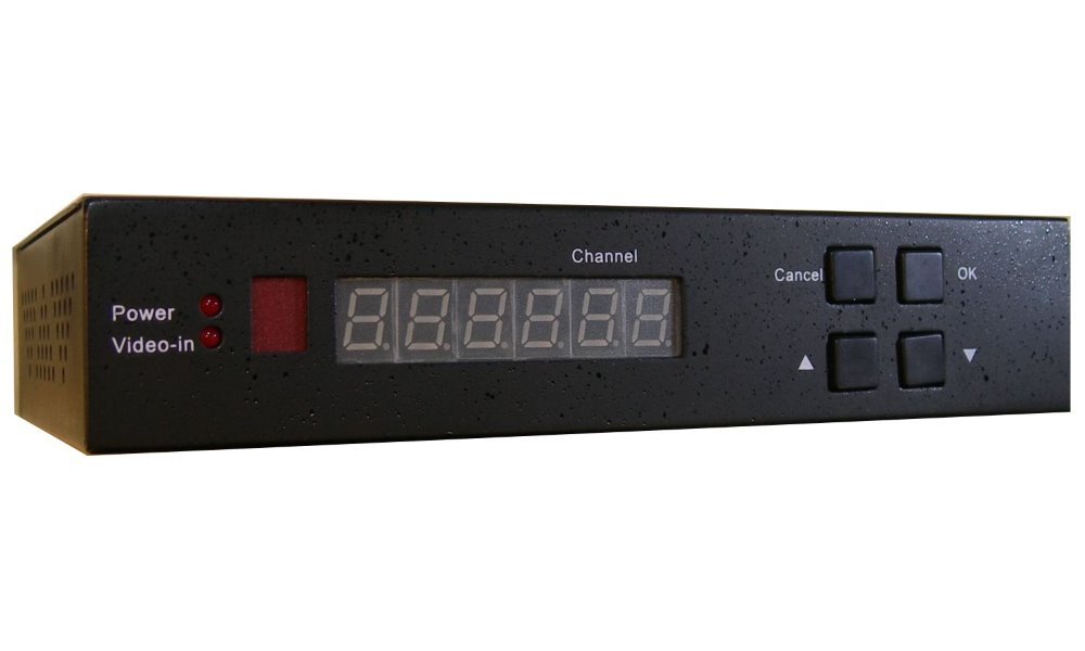 DVB-T modulátor, HD, vstup 1x HDMI, 1x CVBS, LAN, výstup 1x RF 50MHz-960MHz, MER 35dB