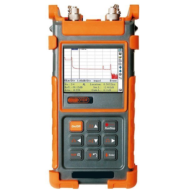 OTDRHD-22M, ruční OTDR, 850/1300nm, MM, 21/24dB, do 80km,VFL, měření výkonu, barevný LCD, RS-232/USB