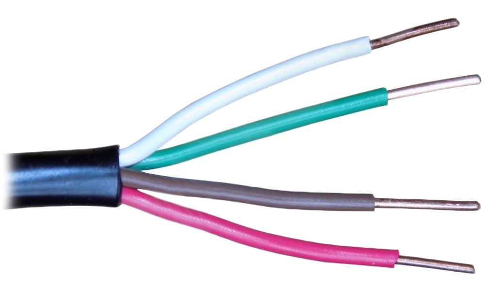 Kabel ovládací, 4x 0,8mm2, PVC+PE izolace, pro přímé uložení do země, 152m balení