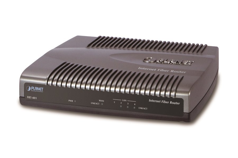 Planet FRT-405, FTTH Ethernet router 1x 100Base-FX SFP WAN, 4x LAN, Firewall+filtr, SNMP, IGMP - Doprodej