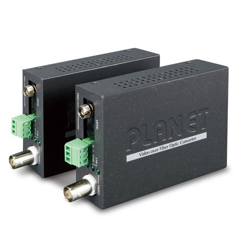 Planet VF-102G-KIT opto konvertor, 1x video (AHD/TVI/CVI/CVBS), 1x RS-485, singlemode (FC), pár