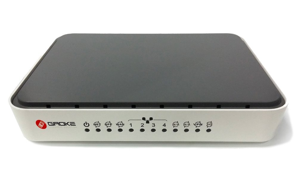 FTTH router, Gigabit WAN SFP/RJ45, 4x Gigabit LAN, WiFi 802.11n, VPN, USB-3G/4G