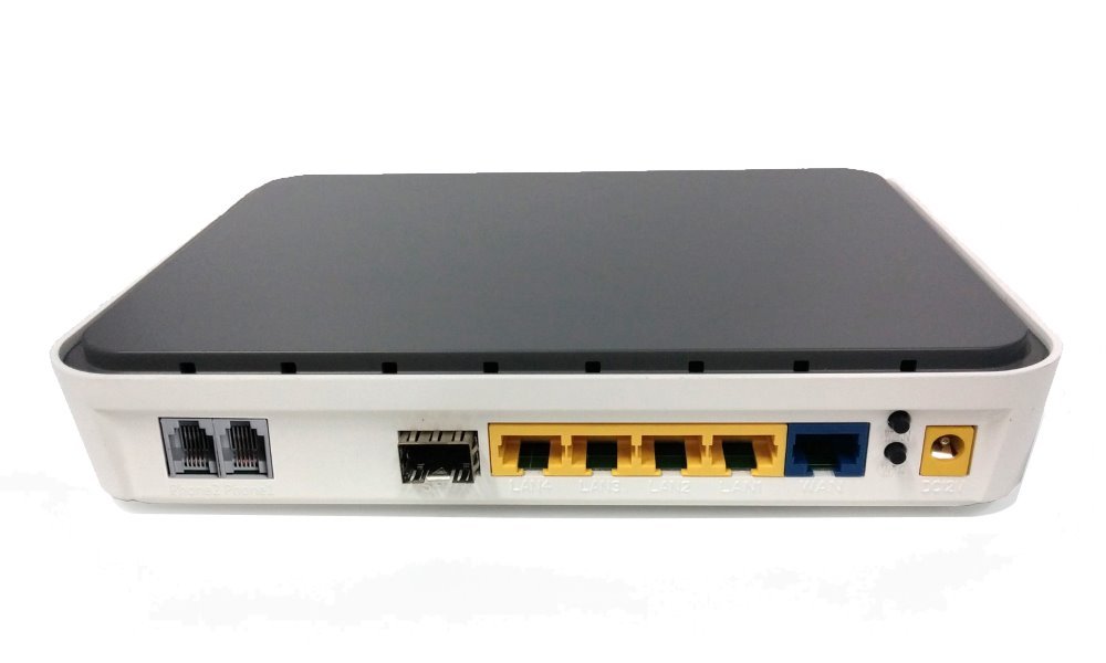 FTTH router, Gigabit WAN SFP/RJ45, 4x Gigabit LAN, WiFi 802.11n, VPN, USB-3G/4G, VoIP 2x FXS port