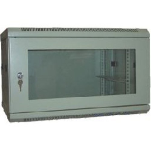 12U/600x450,na zeď, jednodílný, rozložený, skleněné dveře, slonovina