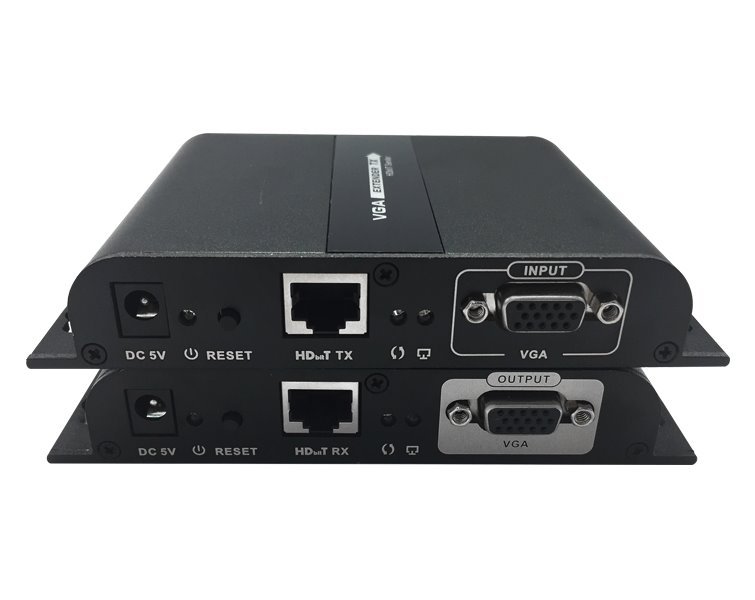VGA do 1920x1080  a audio přenos po LAN,vysílač a přijímač, UDP Multicast,18Mbps@1080p, pár