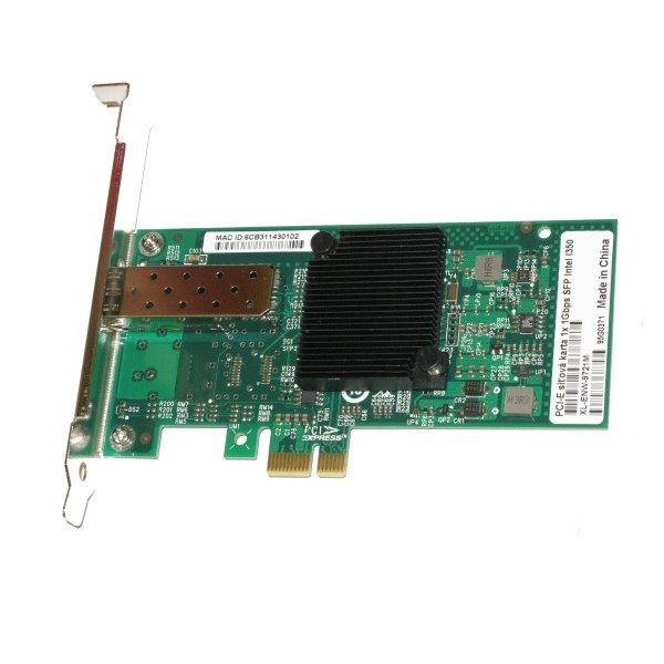 PCI-E síťová karta, 1Gbps, 1x SFP, Intel I350, PCI-E 1x, low profile