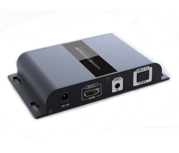 HDMI přenos po optice, jedno vlákno, do 20km,  SC konektor, 1080p,s IR přenosem ovládání, pár
