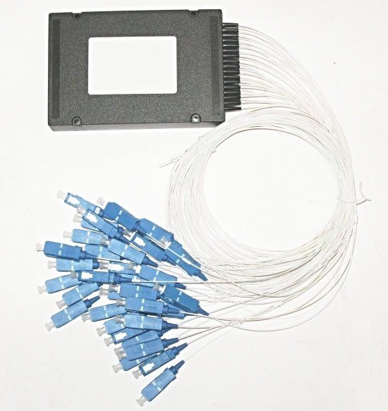 Optický rozbočovač 1:32, SC/PC konektory, 1260-1650nm, single mode, PLC, 1m