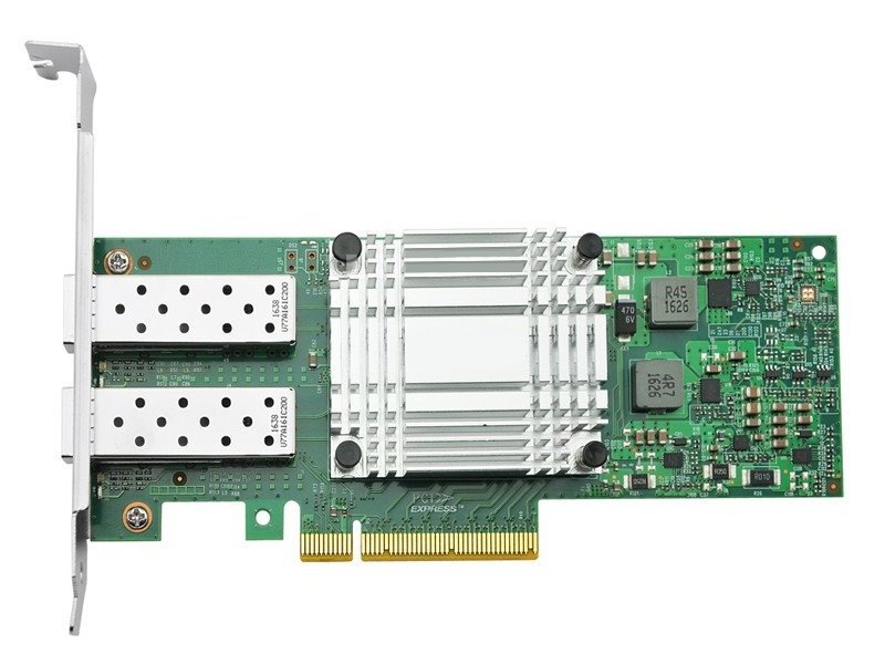 PCI-E síťová karta, 2x 10Gbps SFP+, Intel X710, PCI-E x8