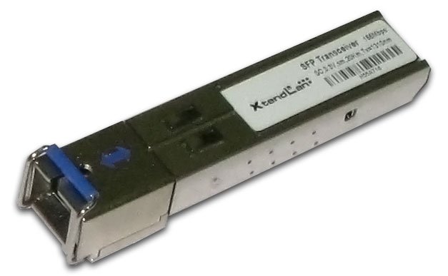 SFP modul, 100Base-FX, 20km, single mode, LC konektor, 1310nm, průmyslový -40 až +85 st. C