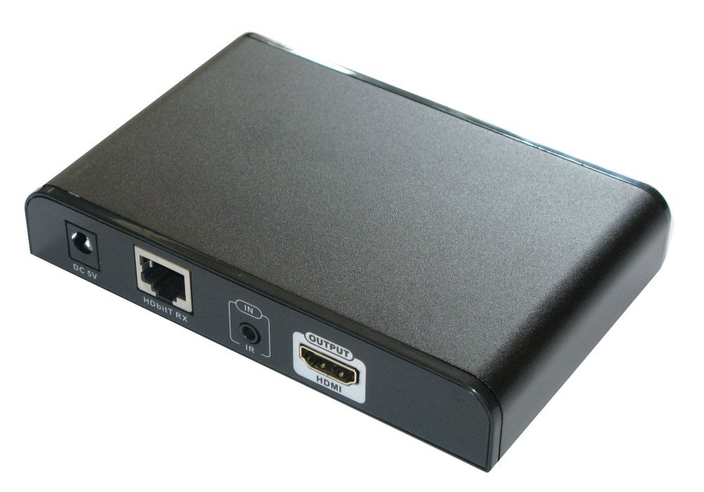 HDMI prenos po LAN,vysílac a prijímac,UDP/Multicast,18Mbps@1080p,IR prenos ovládání,HDMI loop, pár