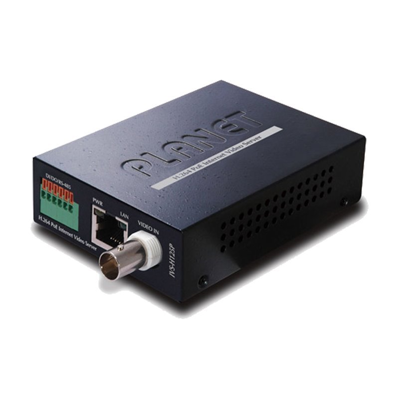 Planet IVS-H125P,IP video server,1x video, 1x audio in/out, RS-485, 1x DI, 1x DO,ONVIF S, PoE - Doprodej