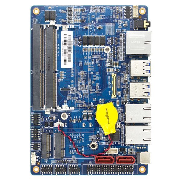 MB Intel 3865U 2x 1,8GHz, So-DIMM, HDMI+DP+eDP, 8xUSB2.0/3.0, 7xCOM, GPIO,9-24V, TDP 15W, fanless