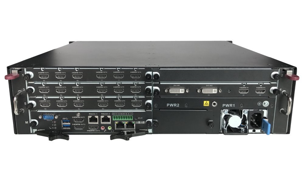 DAHUA IP dekoder 21ch@12MP nebo 84ch@2Mpix/ H.265/ 2x LAN/ 21xHDMI out/ 2xHDMI+2xDVI in