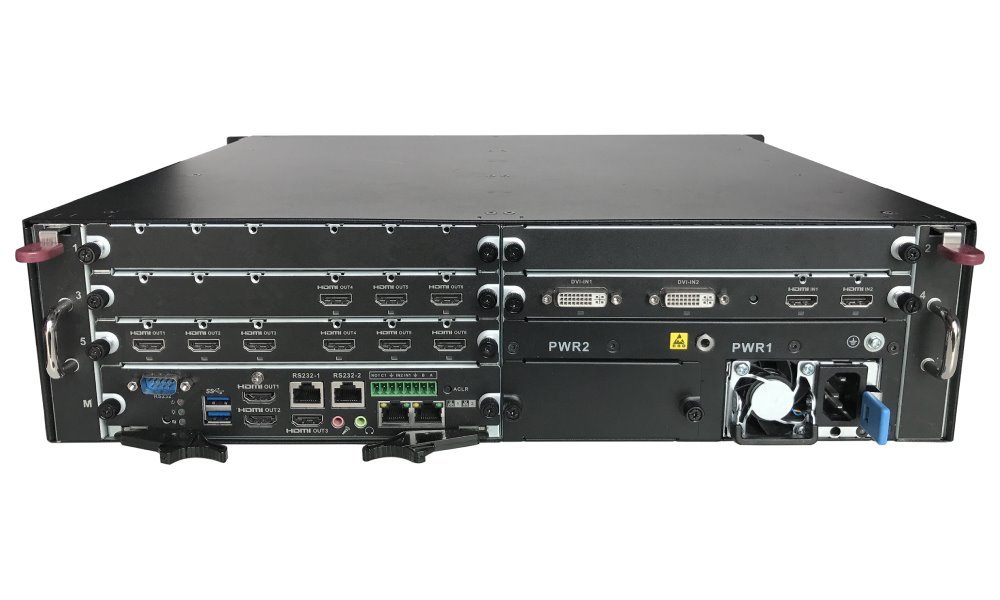 DAHUA IP dekoder 12ch@12MP nebo 48ch@2Mpix/ H.265/ 2x LAN/ 12xHDMI out/ 2xHDMI+2xDVI in