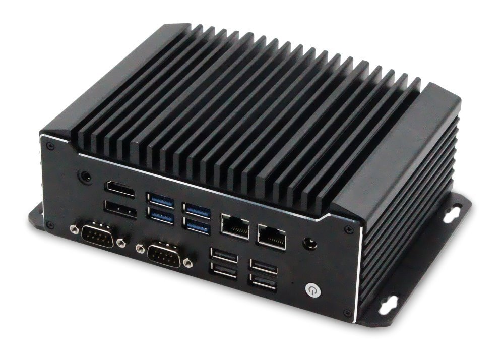 MiniPC, Intel i5 7200U 2x 2,5GHz, SO-DIMM, HDMI+DP, 2x LAN, 8x USB2.0 / 3.0, 6x RS-232/485, TDP 15W, fanless