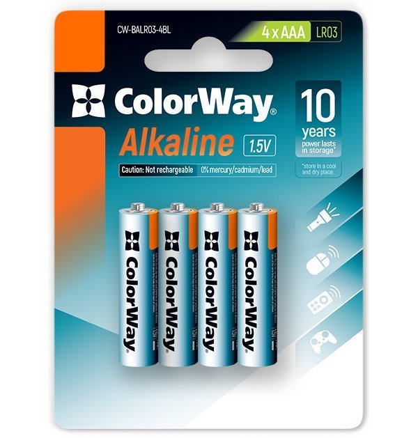 ColorWay Alkaline Power AAA 4ks