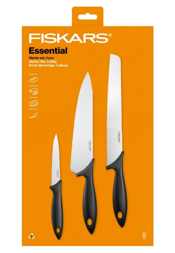 Startovací sada nožů Fiskars Essential