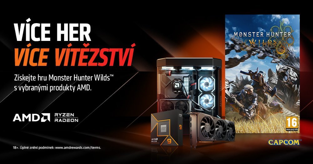Kupón AMD na hru Monster Hunter Wilds