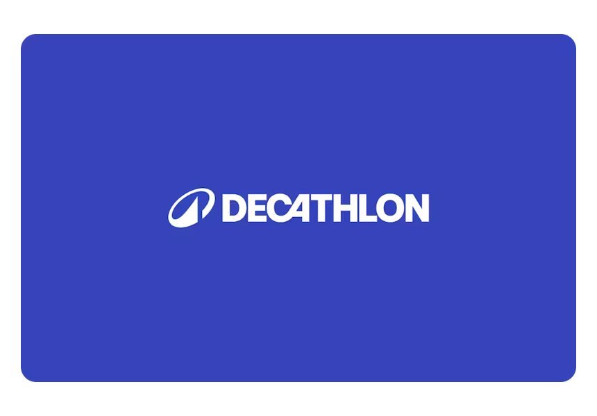 Dárková karta Decathlon v hodnotě 500 Kč