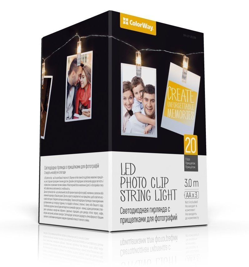 LED fotokolíčky ColorWay CW-LCP-20L30B