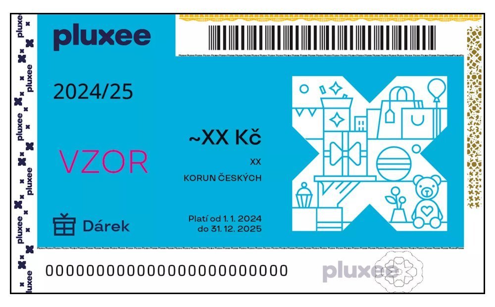 Poukázka Pluxee v hodnotě 200 Kč
