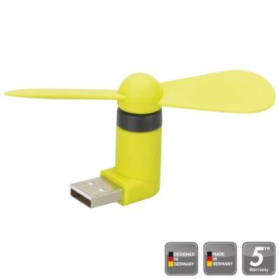 Ventilátor HR Grip Mini žlutý 