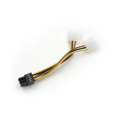 Kabel Akasa 10cm 2x Molex na 1x PCI express