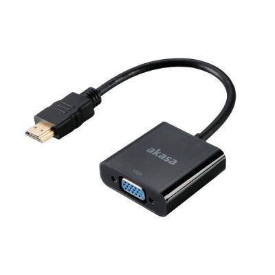 Redukce Akasa HDMI - VGA 20 cm