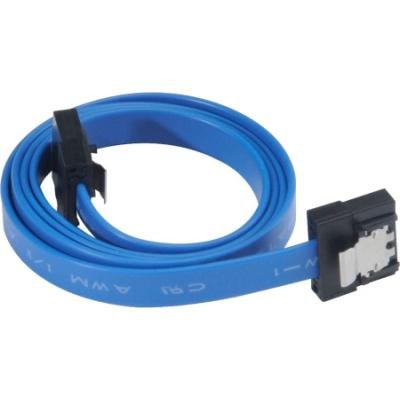 Kabel Akasa SATA 3.0 Proslim 30cm modrý
