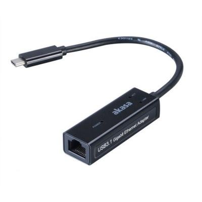 Adaptér Akasa USB Typ-C na RJ-45