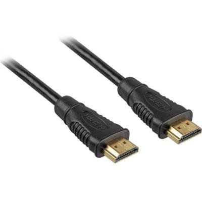 PremiumCord HDMI High Speed + Ethernet kabel, zlacené konektory, 2m