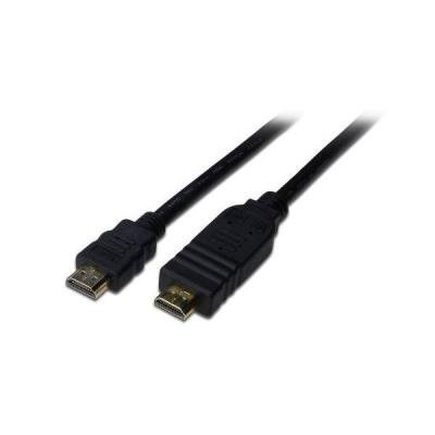 PremiumCord HDMI High Speed + Ethernet kabel se zesilovačem/ AWG24/ 3x stínění/ M/M/ zlacené konektory/ 25m/ černý