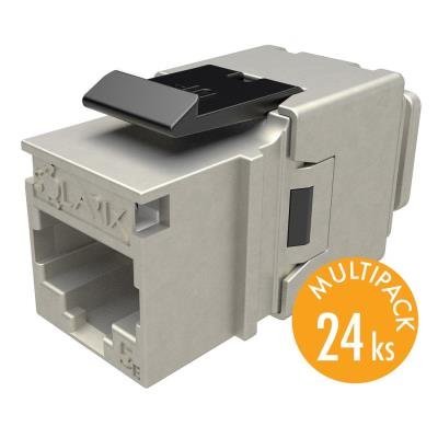 Solarix keystone STP RJ45 c5e rychlozařezávací 24ks