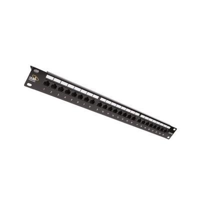 Patch panel Solarix SX24-5E-UTP-BK