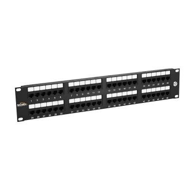 Patch panel Solarix SX48-5E-UTP-BK