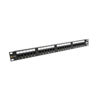 Solarix Patch panel SX24-6-UTP-BK