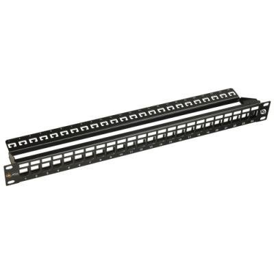 Patch panel Solarix SX24M-0-STP-BK